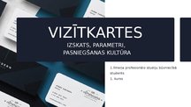 Presentations 'Vīzītkartes', 1.