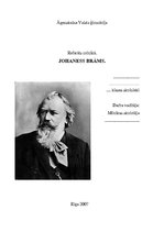 Research Papers 'Johaness Brāmss', 1.
