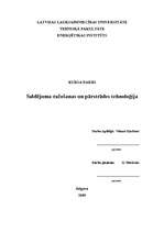 Research Papers 'Saldējuma ražošanas un pārstrādes tehnoloģija', 1.