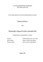 Term Papers 'Ekonomiskie noziegumi Latvijas uzņēmējdarbībā', 1.