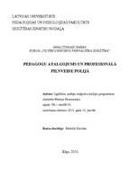 Research Papers 'Pedagogu atalgojums un profesionālā pilnveide Polijā', 1.