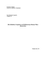 Research Papers 'Die bildhaften Vergleiche im E.M Remarque Roman Drei Kameraden', 1.