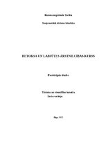 Research Papers 'Detoksa un labjūtes ārstniecības kurss', 1.