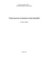 Research Papers 'Tiesībsarga loma un funkcijas Latvijas Republikā', 1.