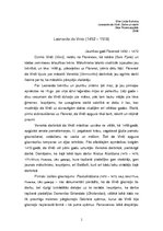 Summaries, Notes 'Grāmatas "Leonardo da Vinči. Dzīve un darbi" konspekts', 1.