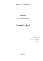 Research Papers 'Livonijas karš', 1.
