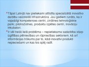 Presentations 'Inovatīvā darbība un tās regulēšanas pieredze Zviedrijā', 25.