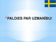 Presentations 'Inovatīvā darbība un tās regulēšanas pieredze Zviedrijā', 27.
