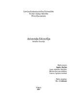 Research Papers 'Aristoteļa filosofija', 1.