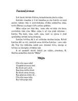Summaries, Notes 'Mājas tēma latviešu literatūrā', 10.