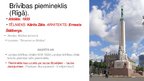 Presentations 'Vēstures pieminekļi un piemiņas vietas Latvijā', 3.