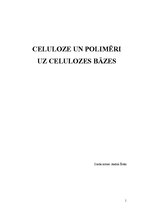 Research Papers 'Celuloze un polimēri uz celulozes bāzes', 1.