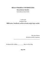 Research Papers 'SEB bankas, Swedbank un Parex bankas mājas lapu analīze', 1.