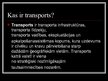 Presentations 'Transports', 2.