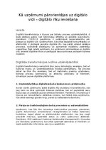 Summaries, Notes 'Kā uzņēmumi pārorientējas uz digitālo vidi – digitālo rīku ieviešana', 1.