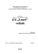Research Papers 'Z/s "Lauri" veikals', 1.