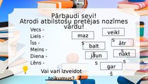 Presentations 'Pretējas nozīmes vārdi', 7.