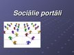 Presentations 'Aptauja par sociālajiem portāliem', 1.