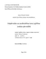 Research Papers 'Pašpārvaldes un arodbiedrības loma izglītības iestādes pārvaldībā', 1.