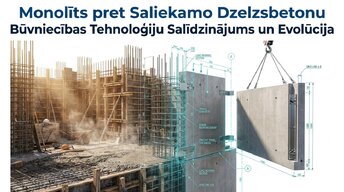 Presentations 'Monolīts pret saliekamo dzelzsbetonu', 1.