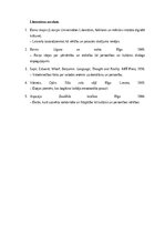 Essays 'Cilvēks kultūrā un kultūra cilvēkā', 3.