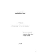 Research Papers 'Depozīti Latvijas komercbankās', 1.