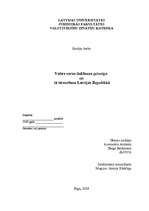 Research Papers 'Valsts varas dalīšanas princips un tā īstenošana Latvijas Republikā', 1.