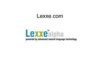 Presentations 'Meklētāja Lexxe analīze, raksturojums', 1.