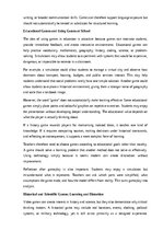 Essays 'Video games: entertainment and learning', 6.