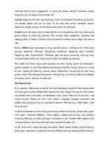 Essays 'Video games: entertainment and learning', 11.