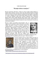 Summaries, Notes 'Bizantijas kultūras mantojums', 1.