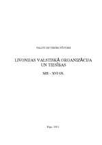 Research Papers 'Livonija', 1.
