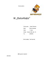 Business Plans 'IK "DatorKaķis"', 1.