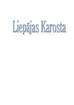 Research Papers 'Liepājas Karosta', 1.