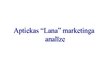 Presentations 'Aptiekas "Lana" mārketinga analīze', 1.