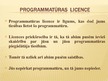 Presentations 'Programmatūras licencēšana', 2.