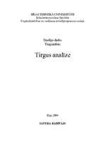 Research Papers 'Tirgus analīze', 1.