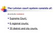 Presentations 'Court System in Latvia', 2.