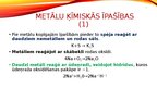 Presentations 'Metālu ķīmiskās īpašības', 3.