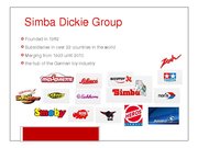 Research Papers 'Analysis of Simba Dickie Group Enterprise', 11.