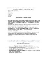 Summaries, Notes 'Asinsrites sistēmas funkcionālās daļas, asinsvadu veidi, to galvenās funkcijas', 1.