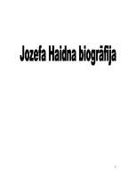 Research Papers 'Jozefa Haidna biogrāfija', 1.