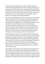 Essays 'Comparing Generations: Eating Habits Then and Now', 1.