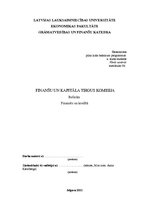Research Papers 'Finanšu un kapitāla tirgus komisija', 1.