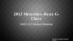 Presentations 'Mercedess-Benz G-Class', 1.