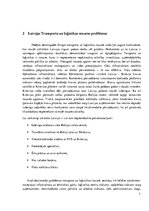 Research Papers 'Transporta, loģistikas un pārvadājumu uzņēmumu darbība Latvijā', 7.