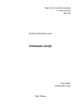 Research Papers 'Holokausts Latvijā', 1.