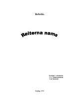 Research Papers 'Reiterna nams', 2.