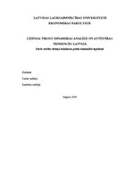 Term Papers 'Līzinga tirgus dinamikas analīze un attīstības tendences Latvijā (2004.-2009.)', 1.