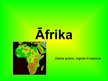 Presentations 'Āfrikas reljefs', 1.